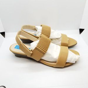 Comfort Corner Women's Fashionable Sandals - Beige Size 10W